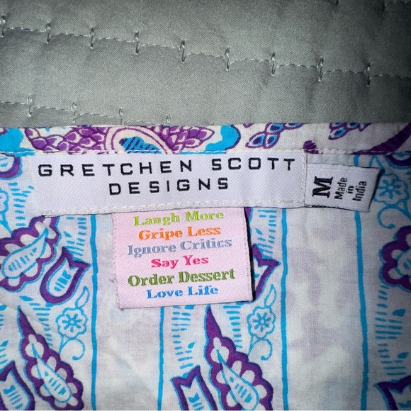 Gretchen Scott cover up tunic. Size medium. VGUC - Picture 4 of 7